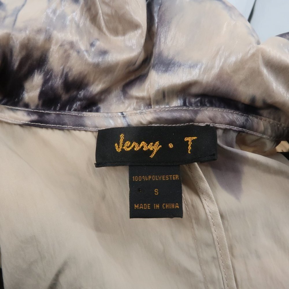 Jerry T Tie Dye Style Ruffled Jacket Size Small - Picture 2 of 9